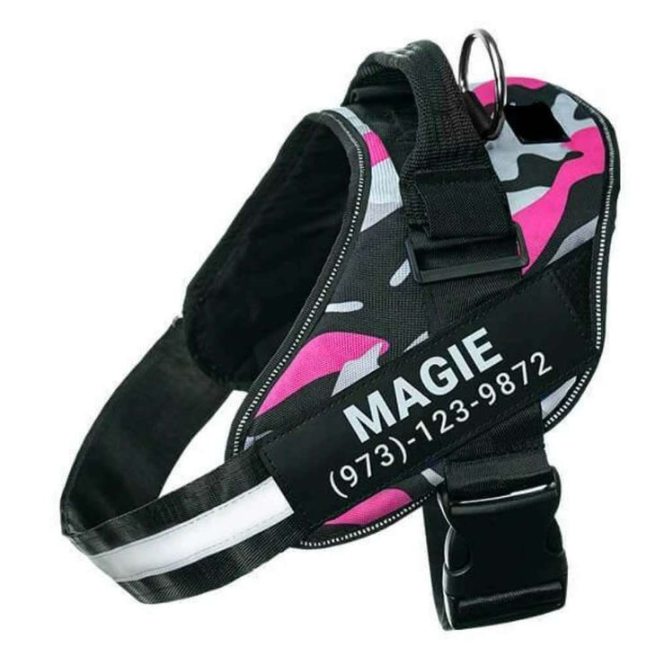 Personalized Custom Dog Harness (NO PULL Adjustable)